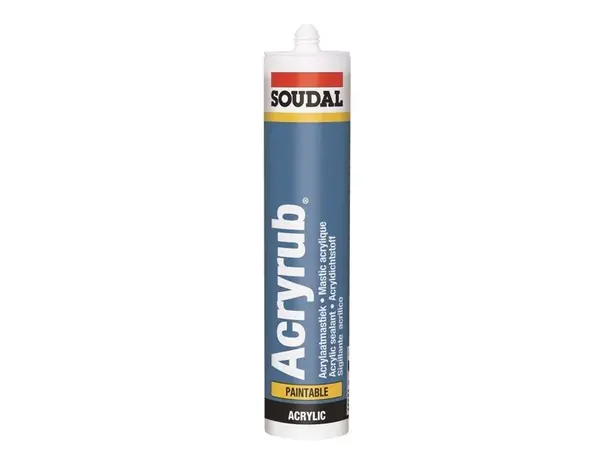 Soudal Acryrub Acrylaatkit Wit