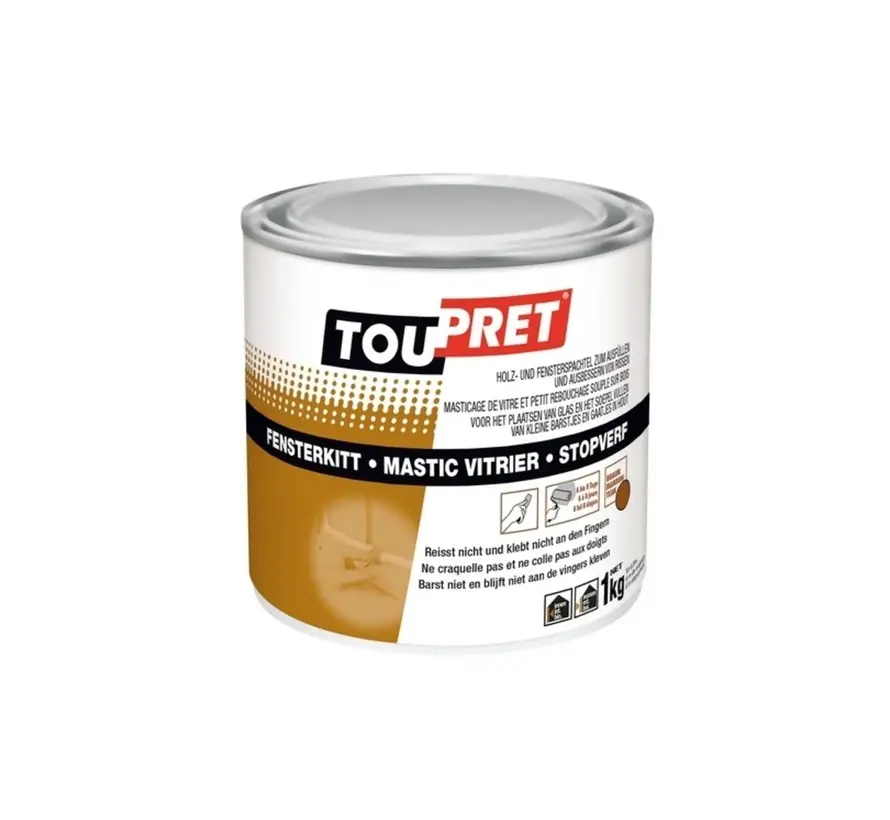 Toupret Stopverf Teak - 1 KG