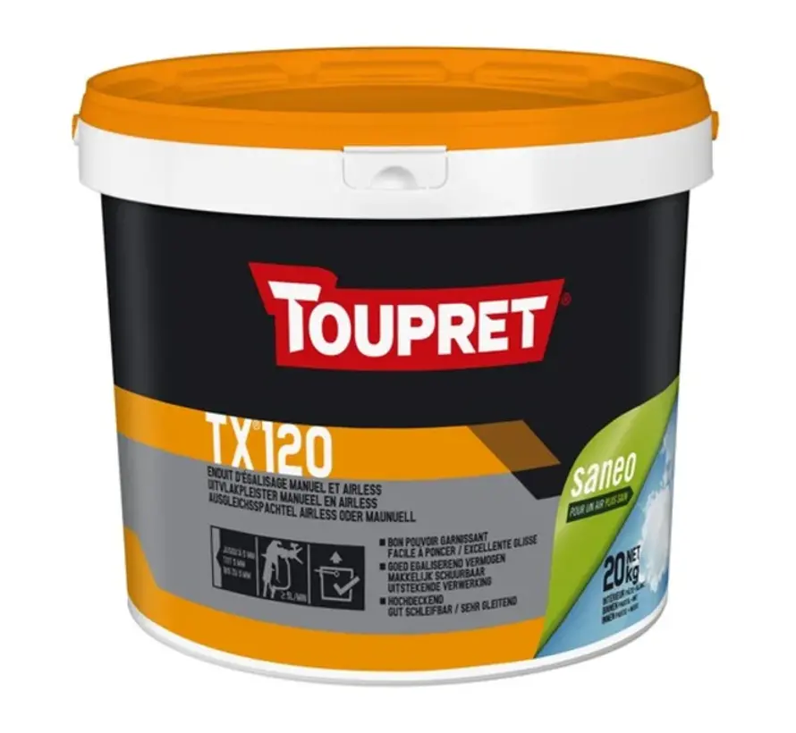 Toupret TX120 Saneo Plamuurpasta - 20 KG