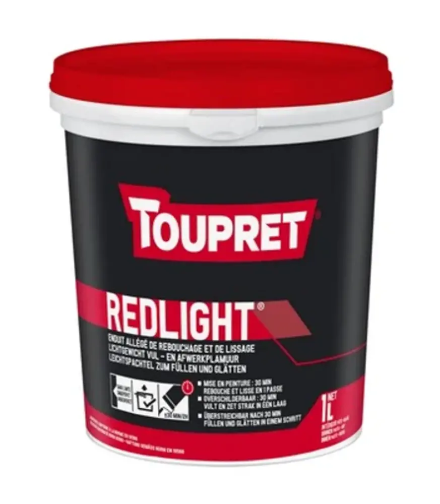Toupret Redlight | Lichtgewicht Vulmiddel