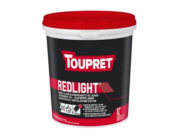 Toupret Redlight | Lichtgewicht Vulmiddel
