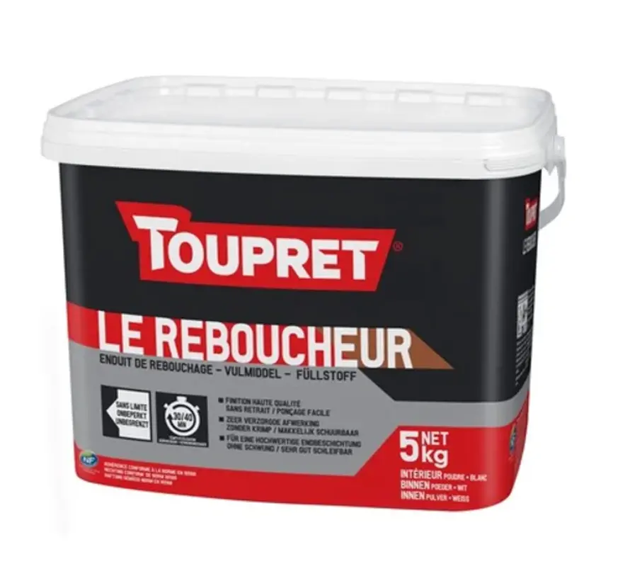 Toupret Le Reboucheur | Binnenvulmiddel - 5 KG