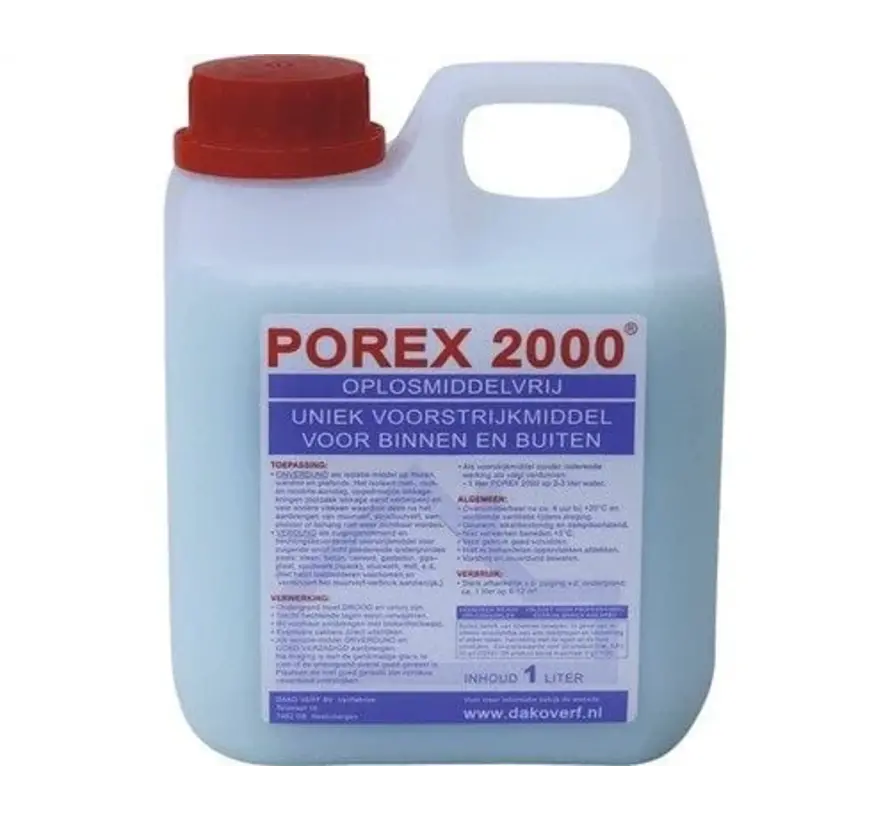 Porex 2000 Voorstrijk - 1 LTR