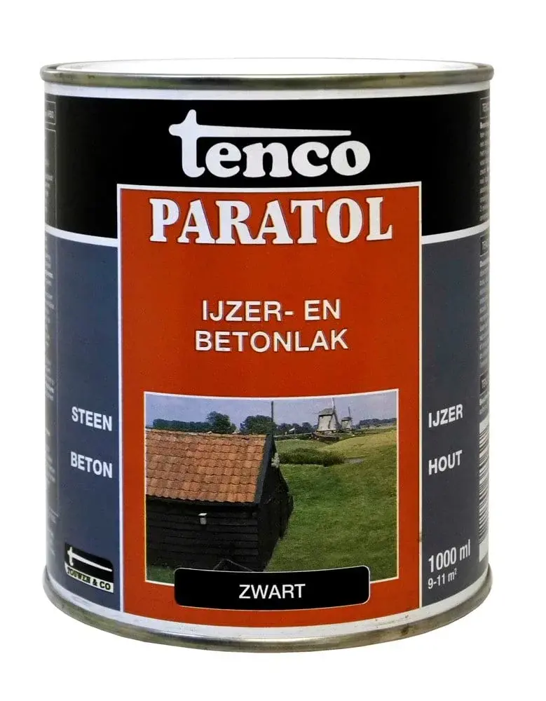 Tenco Paratol Teervrij Zwart Tenco Paratol Teervrij Zwart