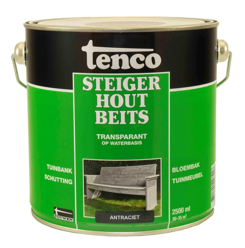 Steigerhoutbeits Antraciet | 2,5 LTR