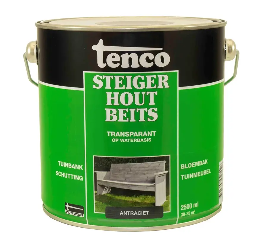 Tenco Steigerhoutbeits Antraciet - 1 LTR