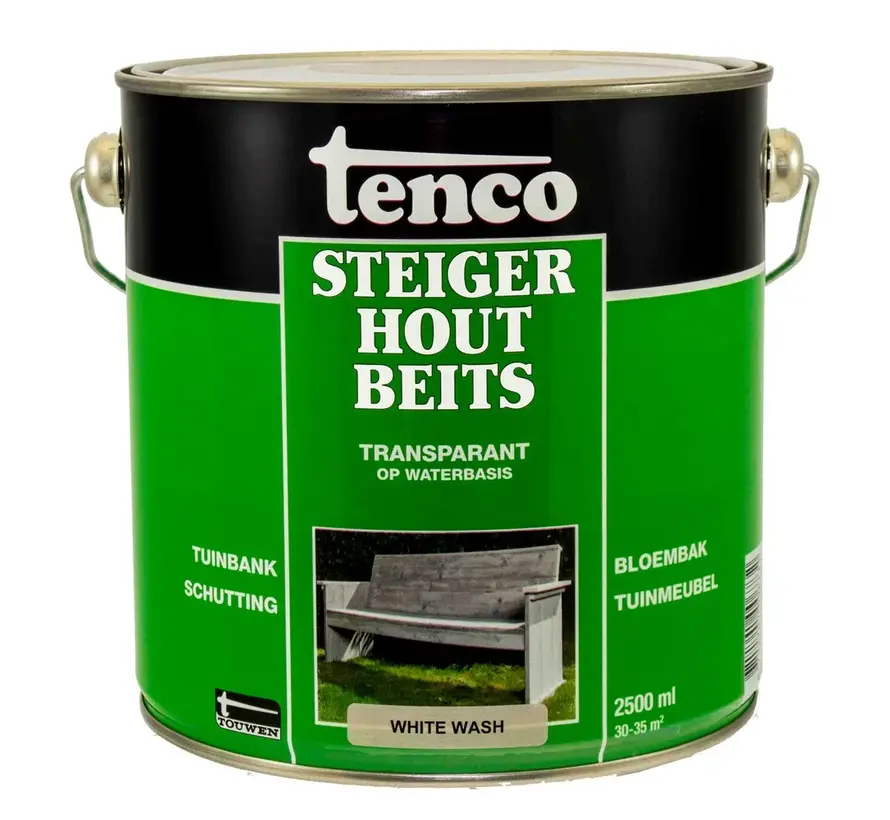 Tenco Steigerhoutbeits White Wash - 1 LTR