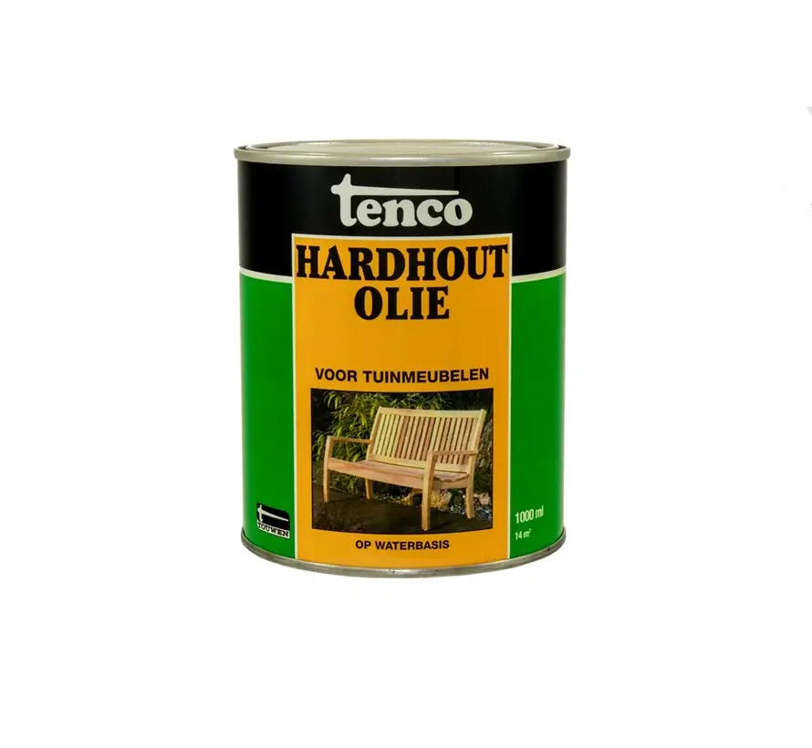 Tenco Hardhoutolie Waterbasis - 1 LTR