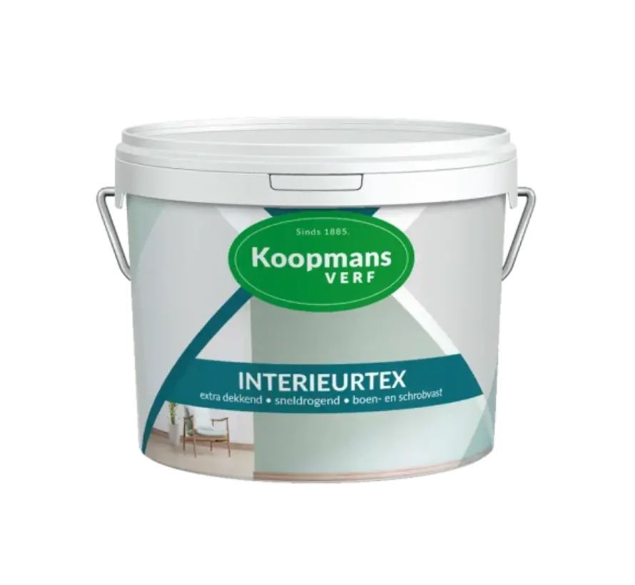 Koopmans Interieurtex | Matte Muur- en Plafondverf - 2,5 LTR 