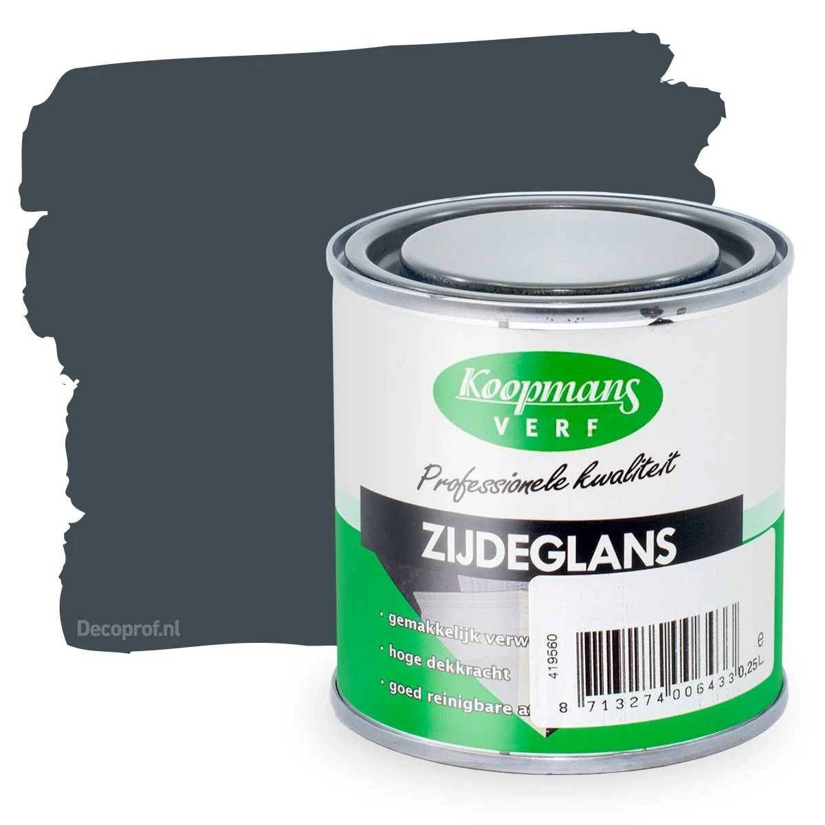 Zijdeglans 489 Antraciet | 250 ML
