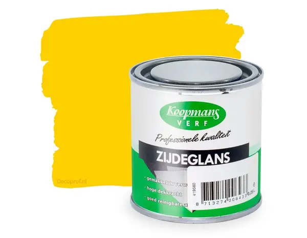 Koopmans Zijdeglans 45 Geel Koopmans Zijdeglans 45 Geel