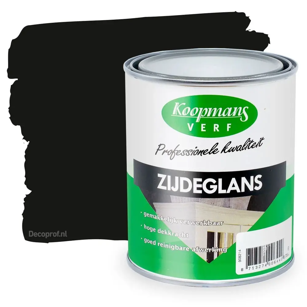 Koopmans Zijdeglans 374 Zwart Koopmans Zijdeglans 374 Zwart