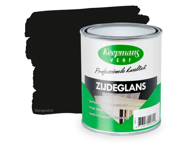 Koopmans Zijdeglans 374 Zwart Koopmans Zijdeglans 374 Zwart