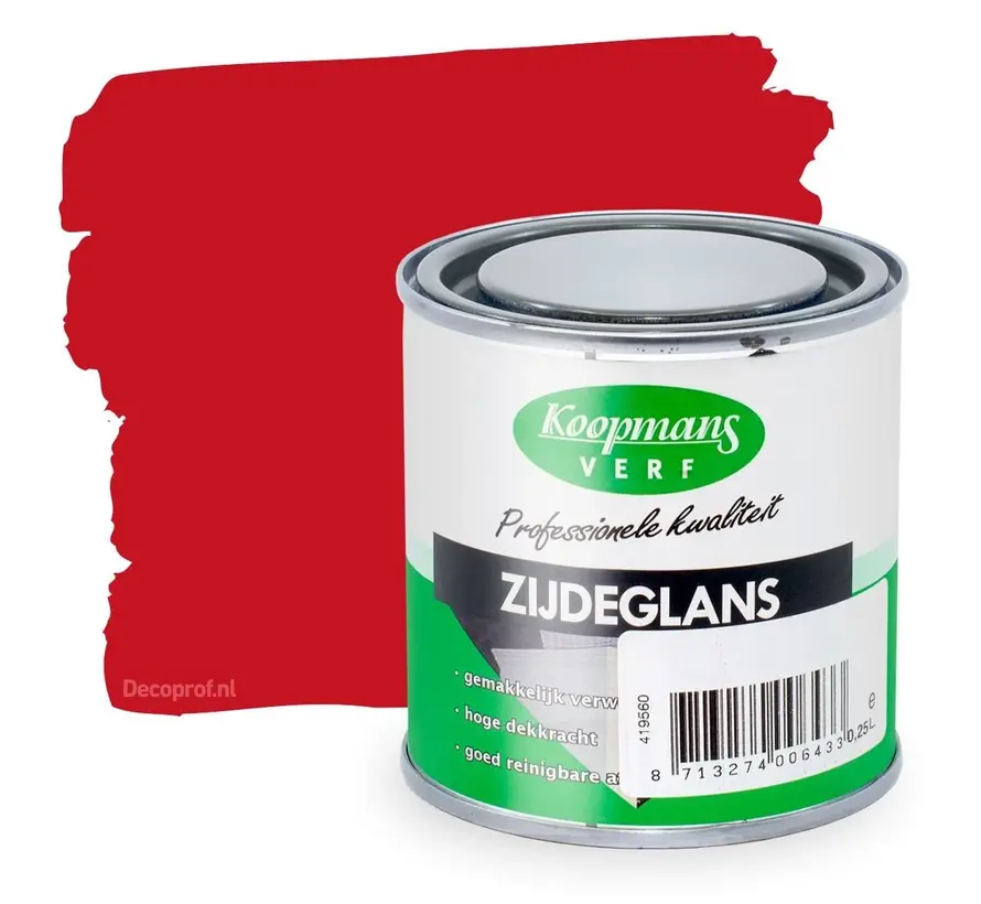 Koopmans Zijdeglans 330 Signaalrood - 250 ML