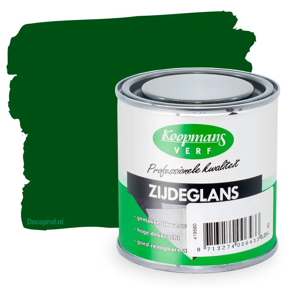 Koopmans Zijdeglans 25 Groen Koopmans Zijdeglans 25 Groen