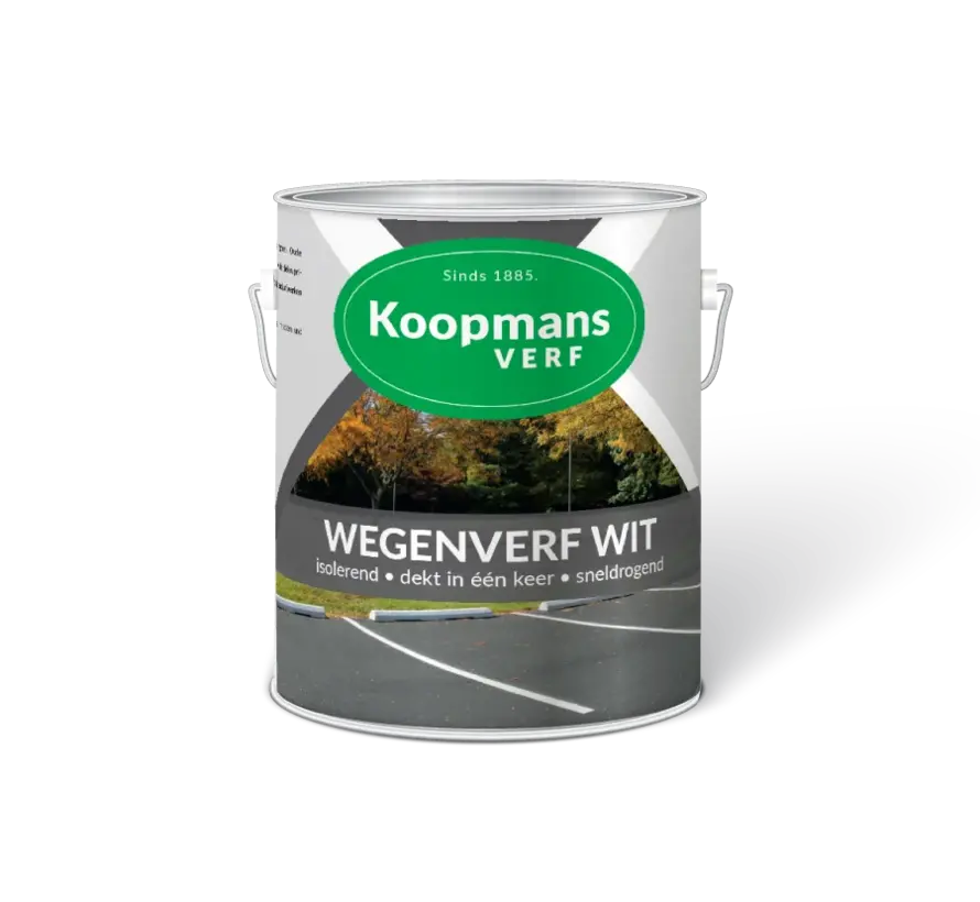 Koopmans Wegenverf Wit - 250 ML