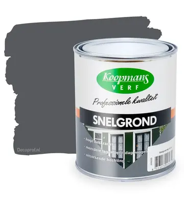 Koopmans Snelgrond Donkergrijs
