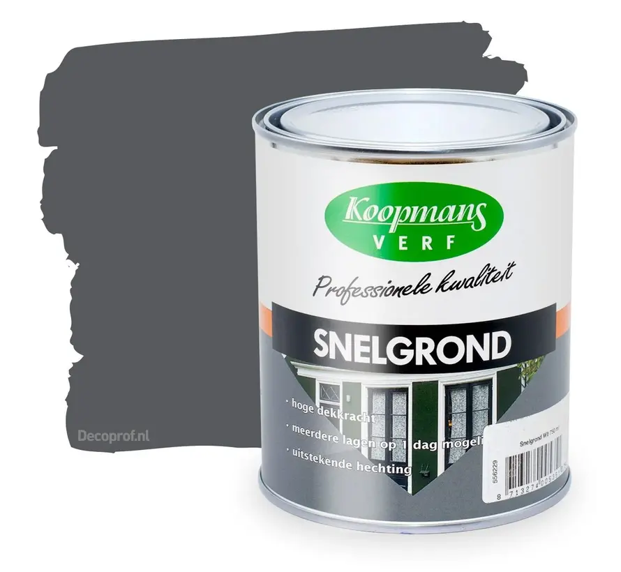 Koopmans Snelgrond Donkergrijs - 750 ML