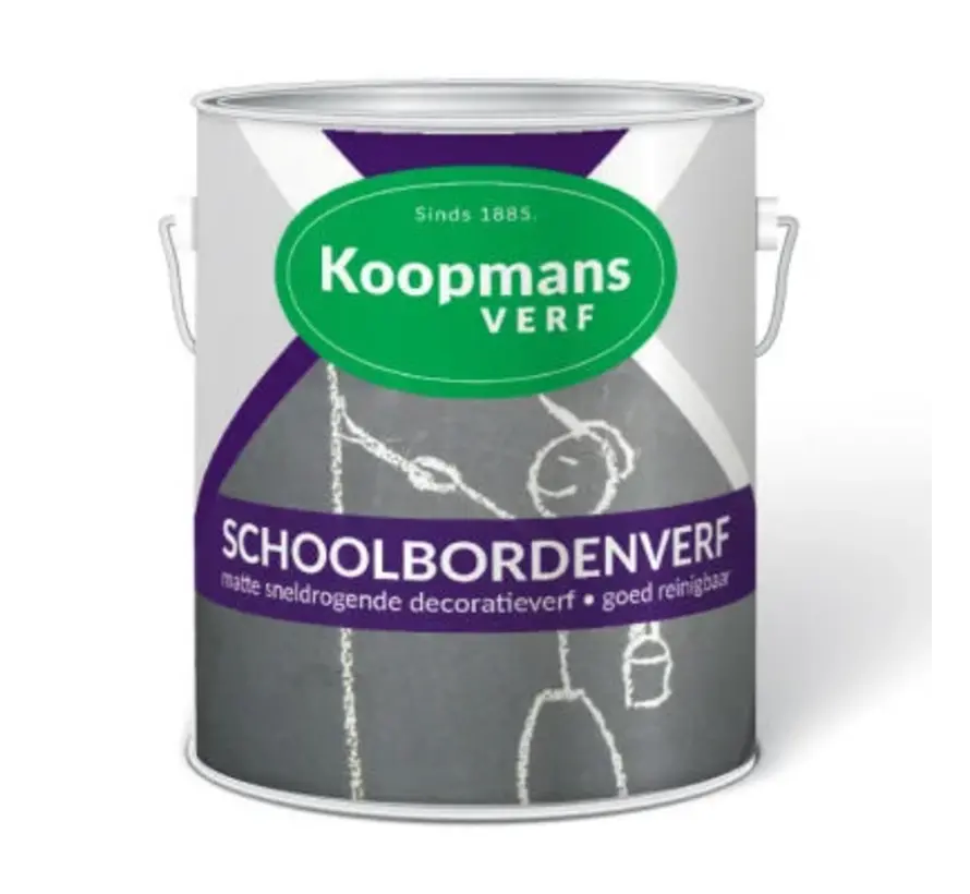 Koopmans Schoolbordenverf Zwart - 250 ML