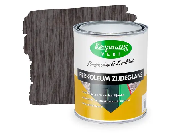 Koopmans Perkoleum Zijdeglans Transparant 216 Ebbenzwart Koopmans Perkoleum Zijdeglans Transparant 216 Ebbenzwart