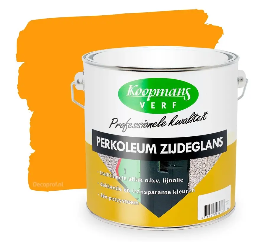 Koopmans Perkoleum Zijdeglans Dekkend 363 Okergeel - 750 ML