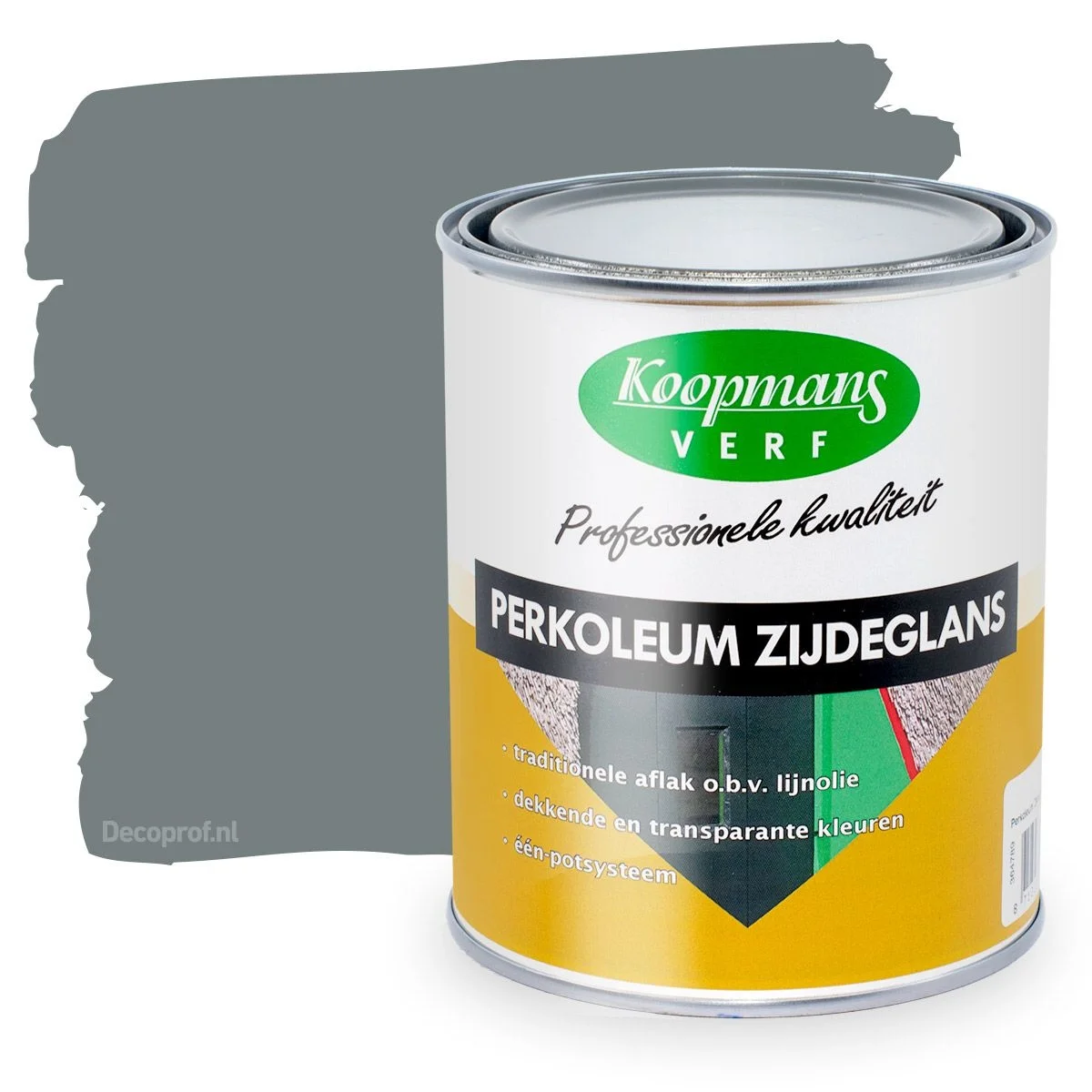 Perkoleum Zijdeglans Dekkend 305 Donkergrijs | 750 ML