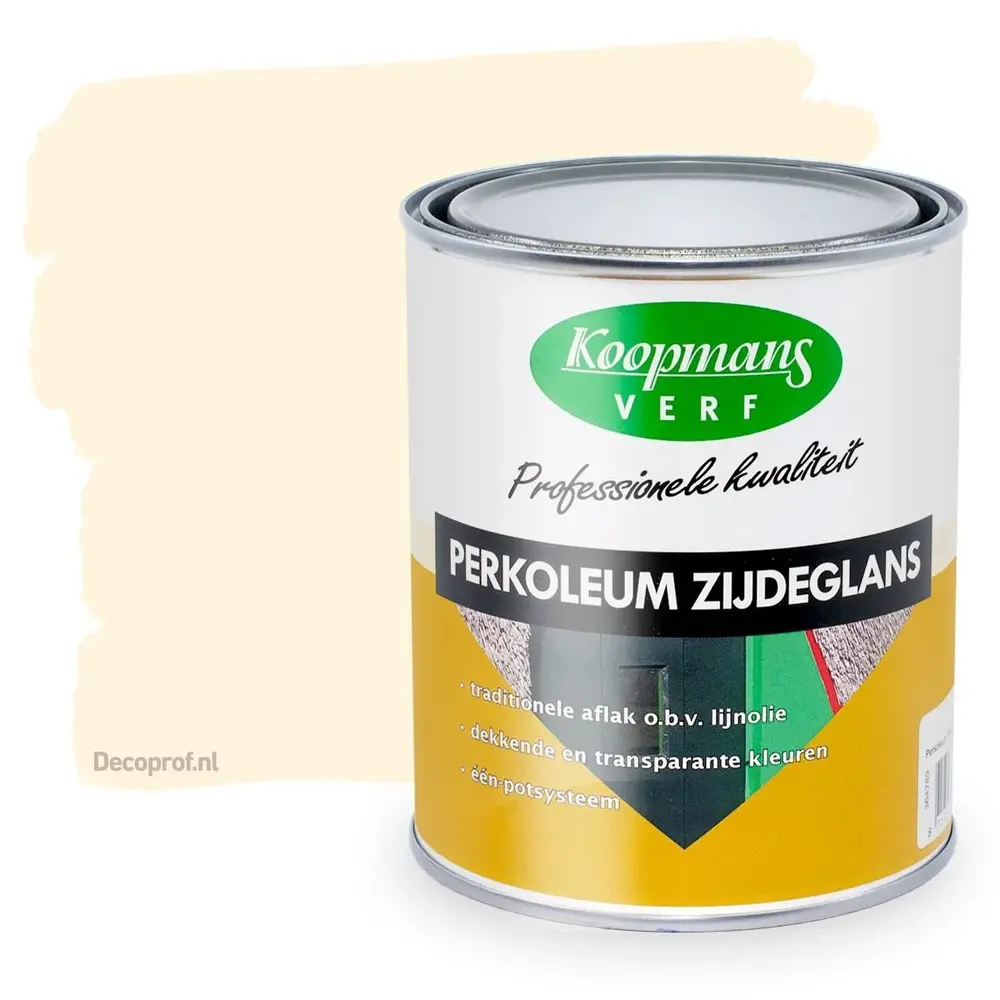Koopmans Perkoleum Zijdeglans Dekkend 302 Roomwit Koopmans Perkoleum Zijdeglans Dekkend 302 Roomwit