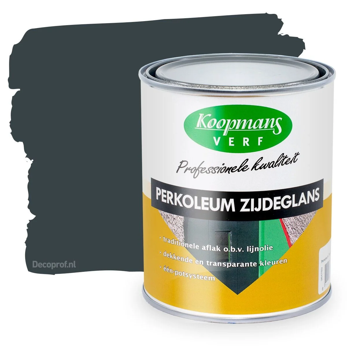Perkoleum Zijdeglans Dekkend 289 Antraciet | 750 ML