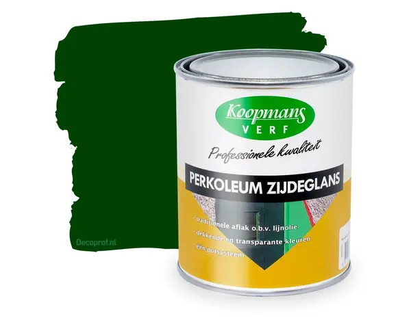 Koopmans Perkoleum Zijdeglans Dekkend 255 Grachtengroen Koopmans Perkoleum Zijdeglans Dekkend 255 Grachtengroen