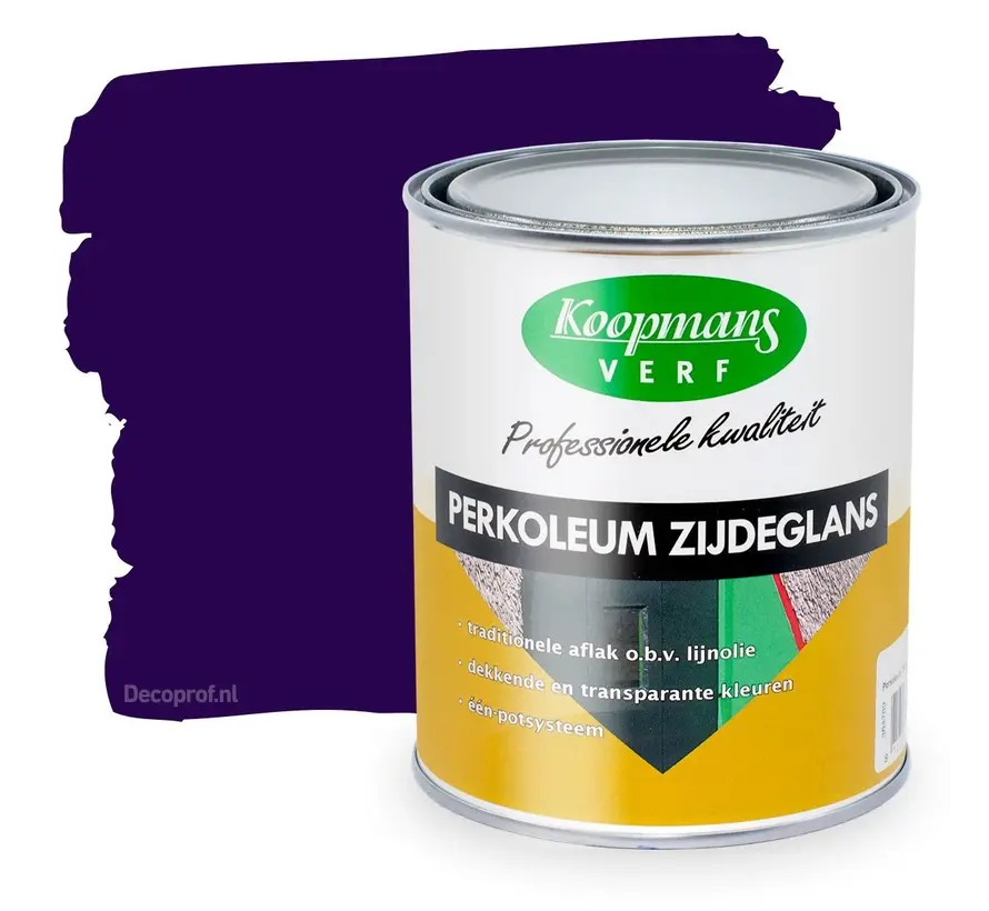 Koopmans Perkoleum Zijdeglans Dekkend 238 Antiekblauw - 750 ML