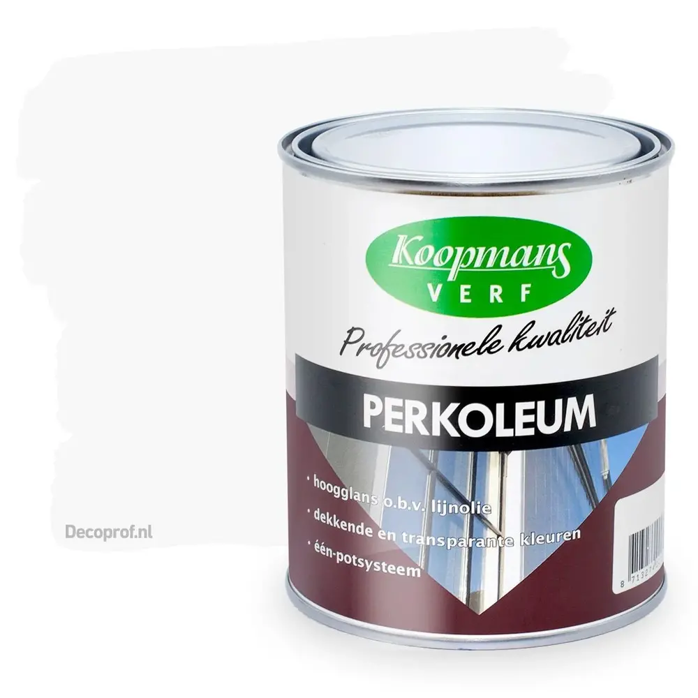 Koopmans Perkoleum Zijdeglans Dekkend 201 Wit Koopmans Perkoleum Zijdeglans Dekkend 201 Wit