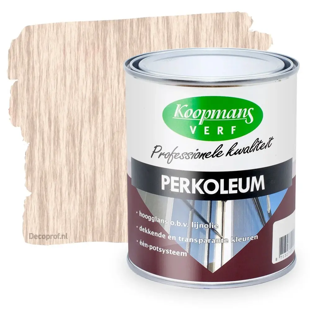Koopmans Perkoleum Transparant Blank Koopmans Perkoleum Transparant Blank