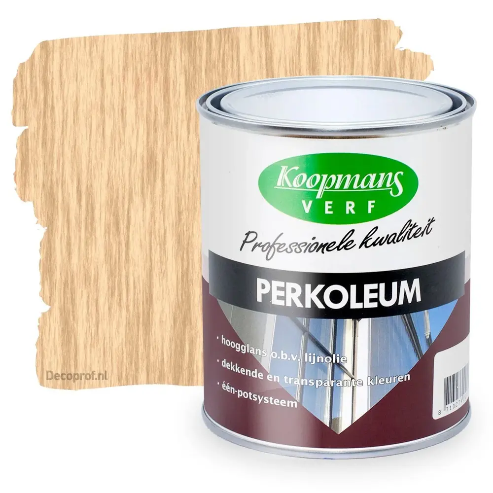 Koopmans Perkoleum Hoogglans Transparant 232 Lichteiken Koopmans Perkoleum Hoogglans Transparant 232 Lichteiken