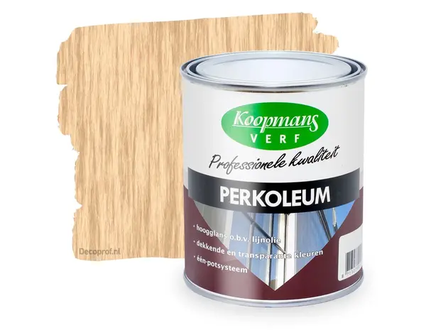 Koopmans Perkoleum Hoogglans Transparant 232 Lichteiken Koopmans Perkoleum Hoogglans Transparant 232 Lichteiken