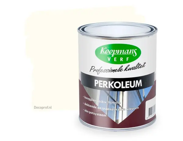 Koopmans Perkoleum Hoogglans Dekkend 9010 Wit Koopmans Perkoleum Hoogglans Dekkend 9010 Wit