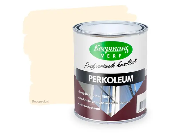 Koopmans Perkoleum Hoogglans Dekkend 302 Roomwit Koopmans Perkoleum Hoogglans Dekkend 302 Roomwit