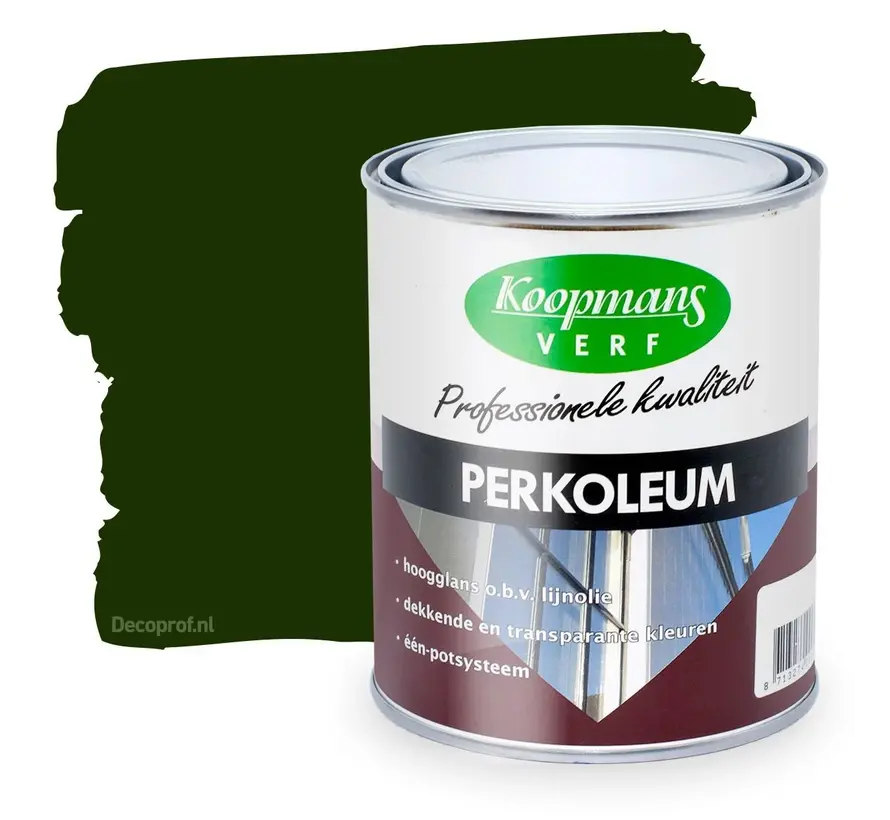 Koopmans Perkoleum Hoogglans Dekkend 244 Sparregroen - 750 ML