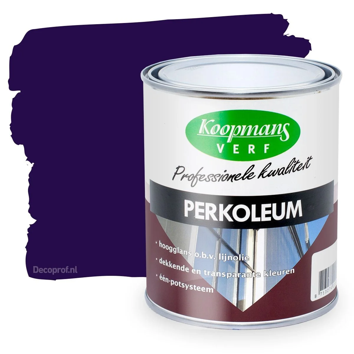 Perkoleum Hoogglans Dekkend 238 Antiekblauw | 750 ML