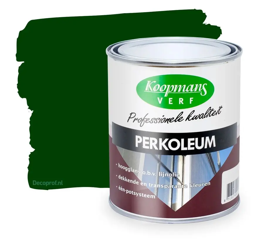 Koopmans Perkoleum Hoogglans Dekkend 235 Antiekgroen - 750 ML