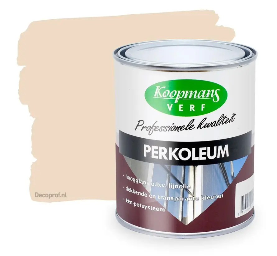 Koopmans Perkoleum Hoogglans Dekkend 234 Antiekwit - 750 ML