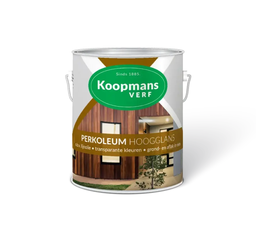 Koopmans Perkoleum Hoogglans Dekkend 210 Donkerbruin - 750 ML