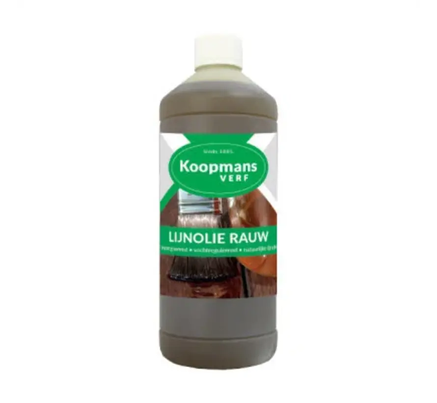 Koopmans Lijnolie Rauw - 1 LTR