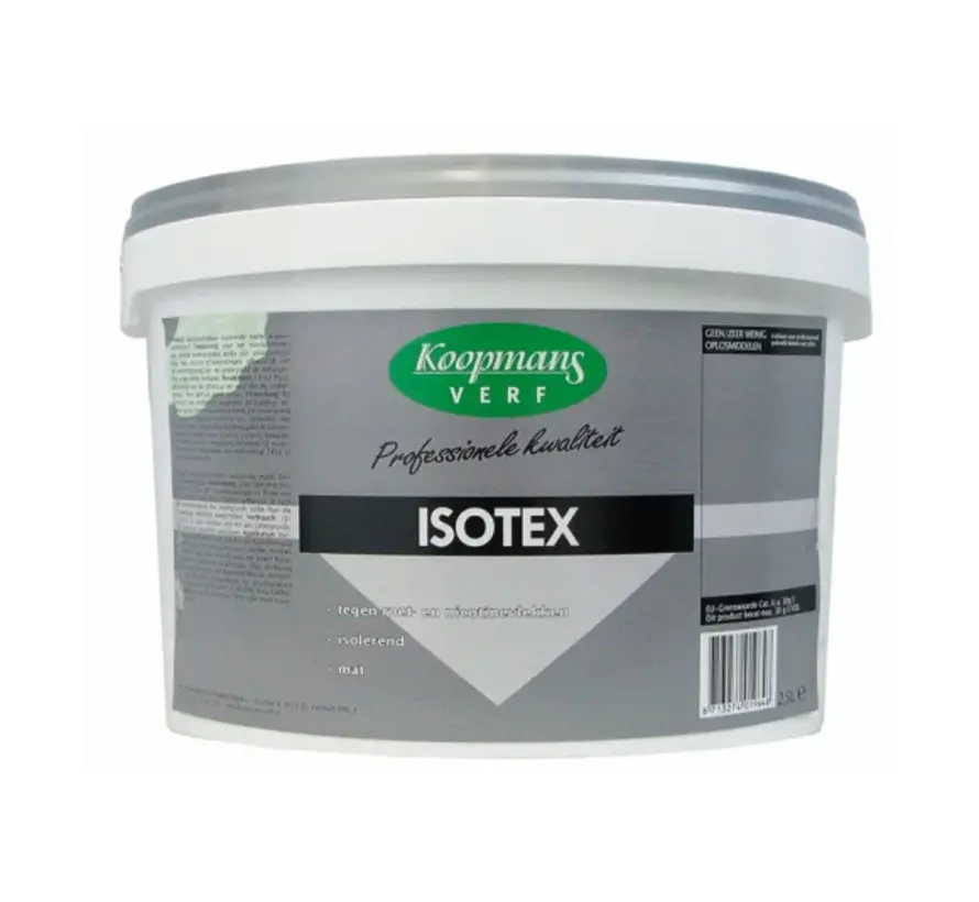 Koopmans Isotex | Matte Isolerende Muur- en Plafondverf - 2,5 LTR 