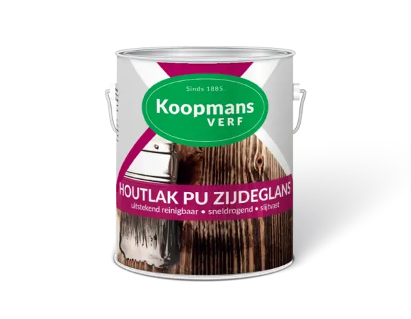 Koopmans Houtlak PU Zijdeglans 214 Donker Eiken