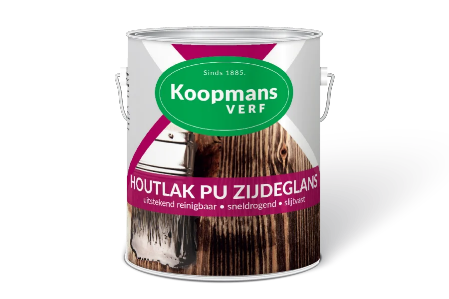 Houtlak PU Zijdeglans 214 Donker Eiken | 250 ML