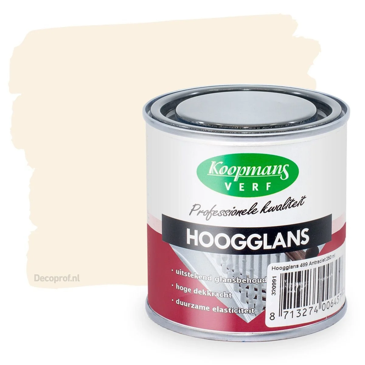 Hoogglans 9001 Creme Wit | 250 ML
