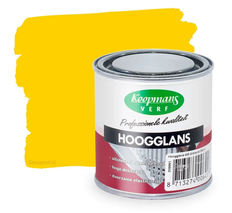 Koopmans Hoogglans 45 Geel - 250 ML