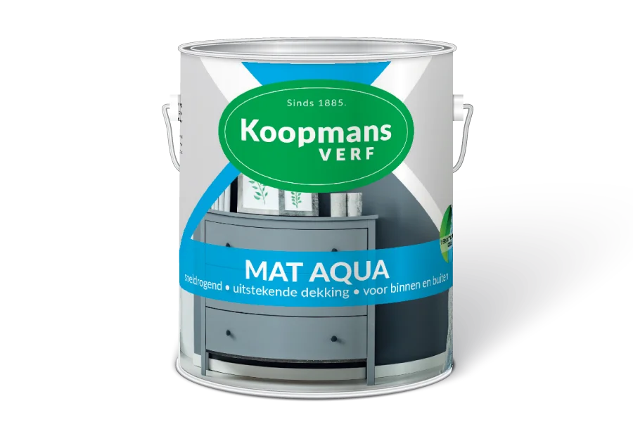 Mat Aqua | 750 ML | Donkere kleur