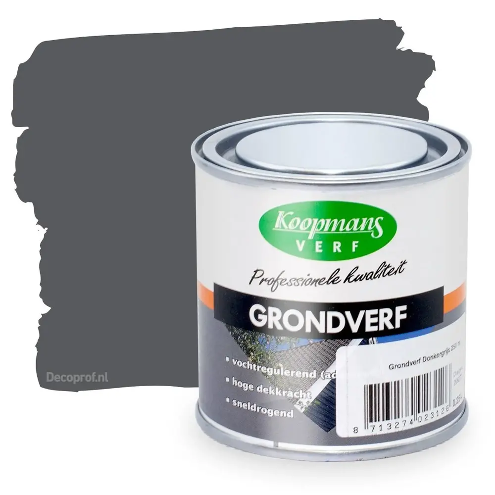 Koopmans Grondverf Donkergrijs Koopmans Grondverf Donkergrijs