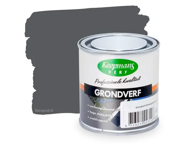 Koopmans Grondverf Donkergrijs Koopmans Grondverf Donkergrijs